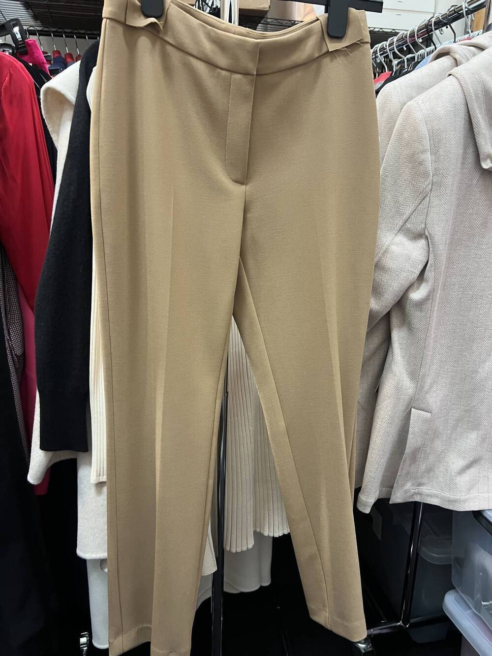 NEW IRIS SETLAKWE women's straight leg trouser in camel